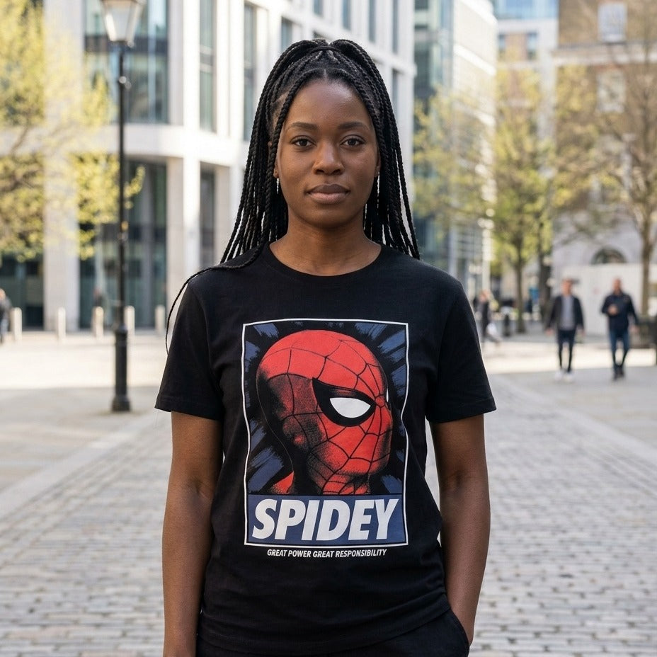 Productafbeelding Spider-Man - Spidey Great Power T-shirt zwart