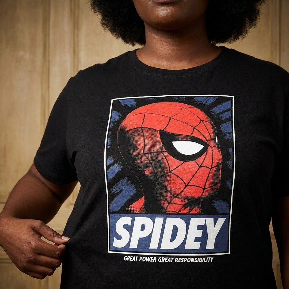Productafbeelding Spider-Man - Spidey Great Power T-shirt zwart