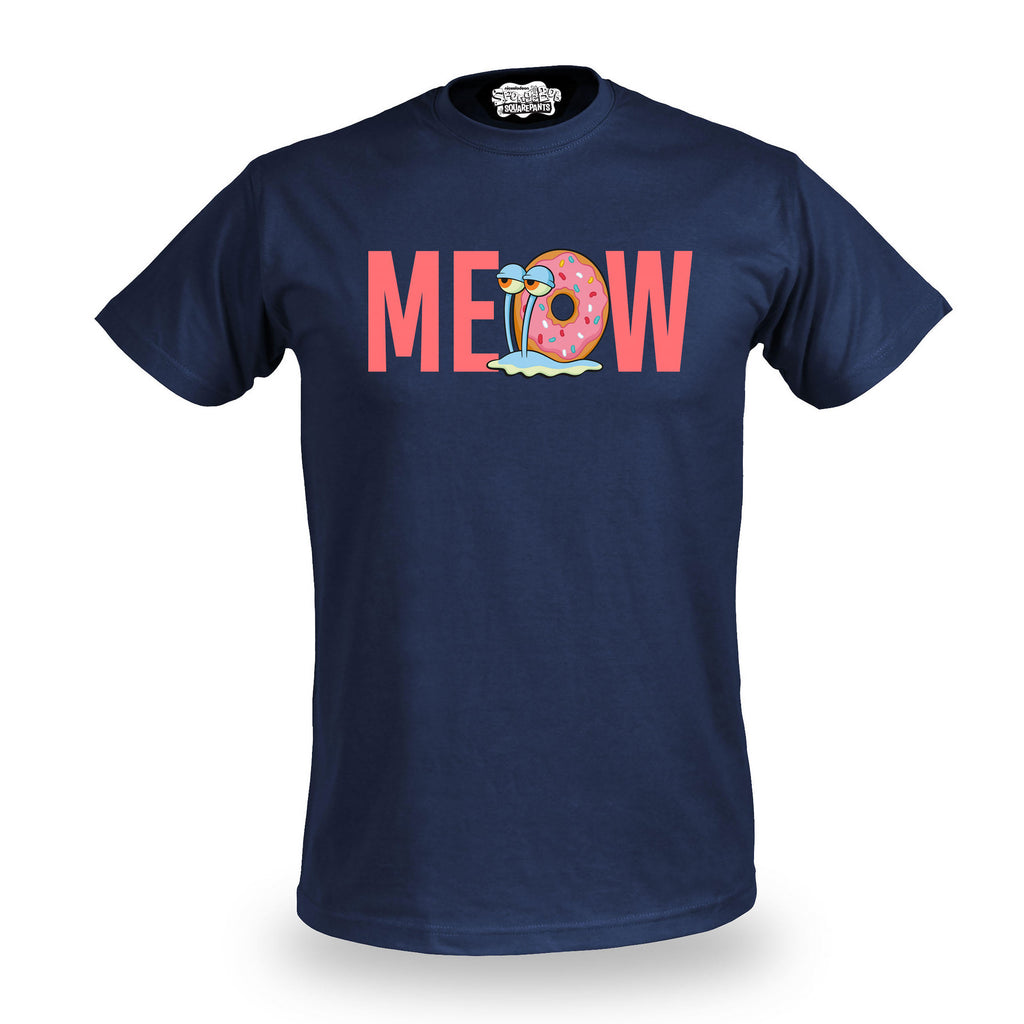 Productafbeelding SpongeBob - Gary Meow T-shirt blauw