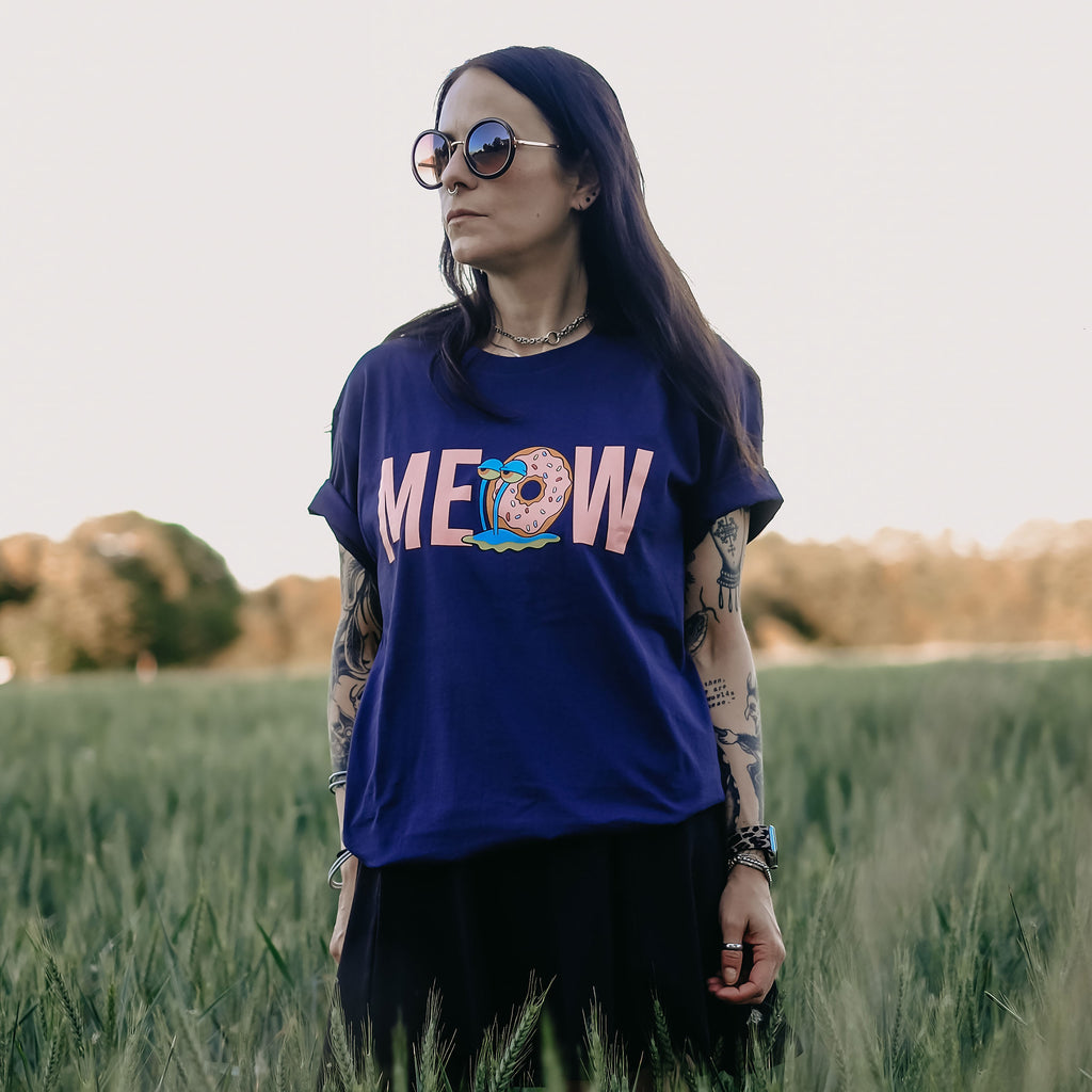 Productafbeelding SpongeBob - Gary Meow T-shirt blauw