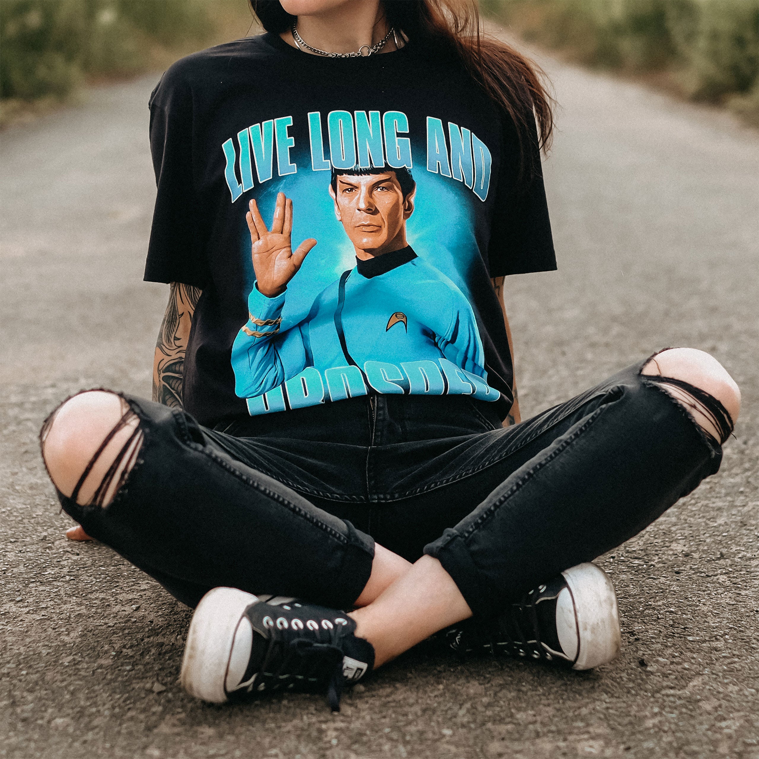 Productafbeelding Spock Live Long And Prosper T-shirt - Star Trek