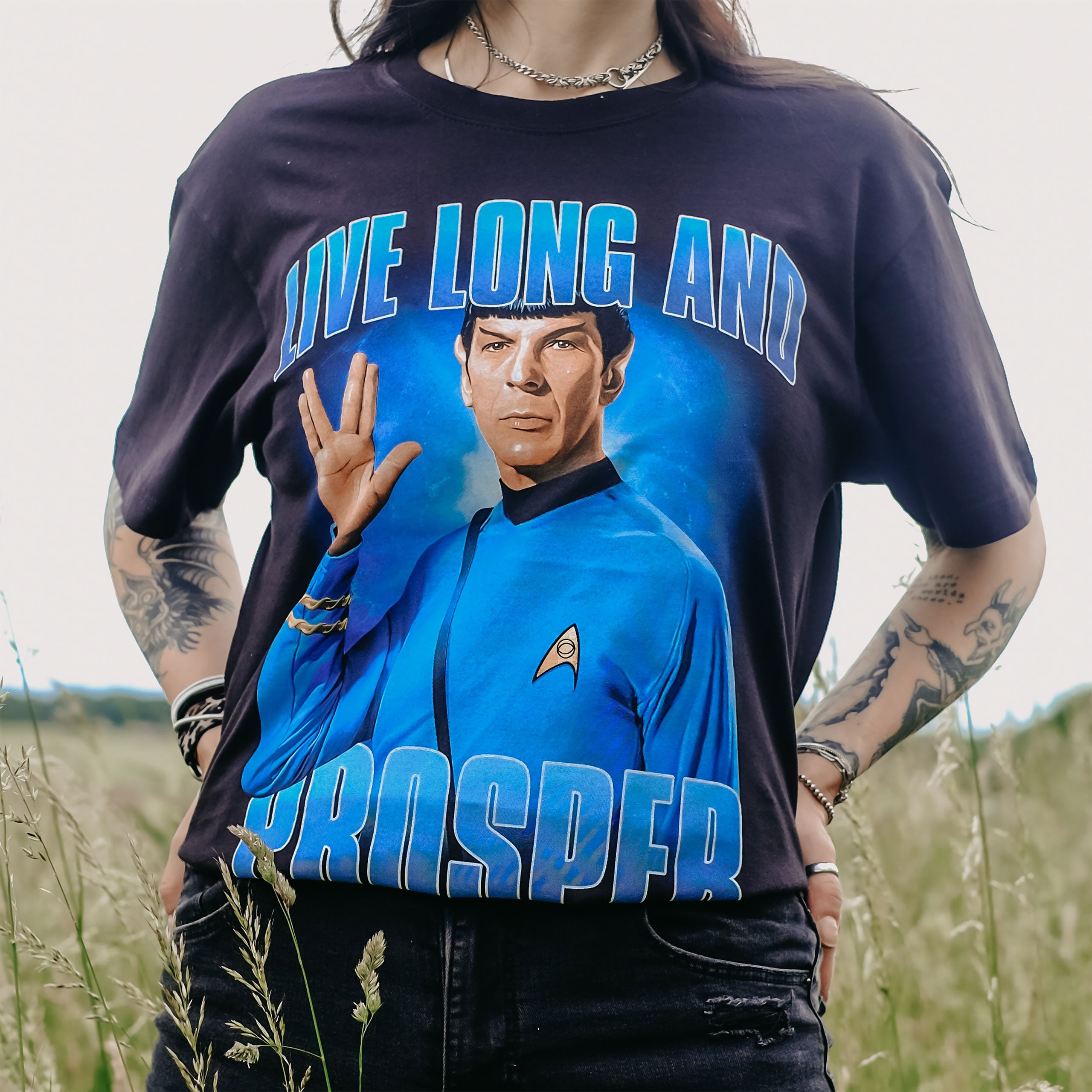 Productafbeelding Spock Live Long And Prosper T-shirt - Star Trek