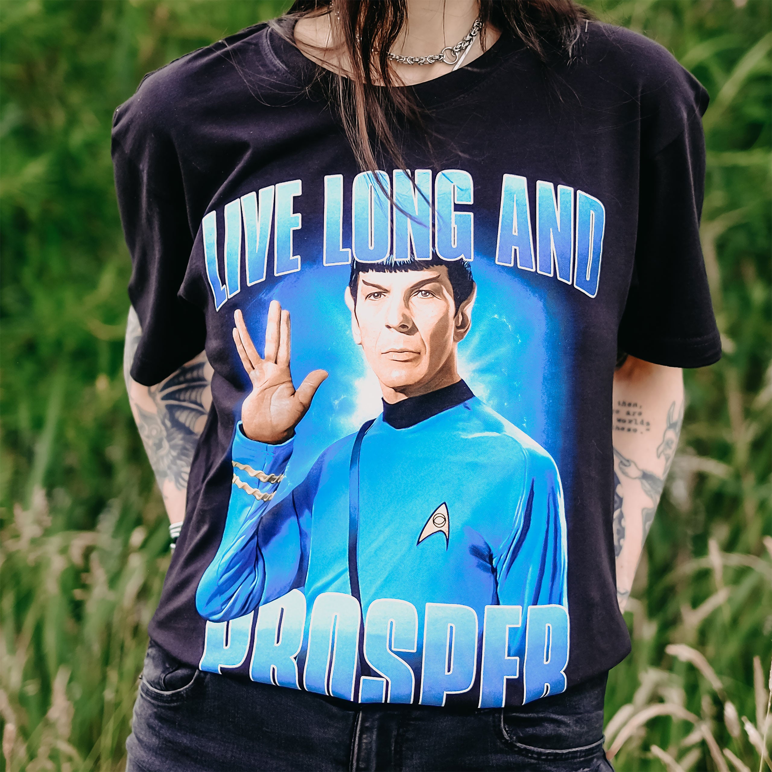 Productafbeelding Spock Live Long And Prosper T-shirt - Star Trek