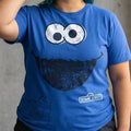 Productafbeelding Sesamstraat - Cookie Monster blauw T-shirt
