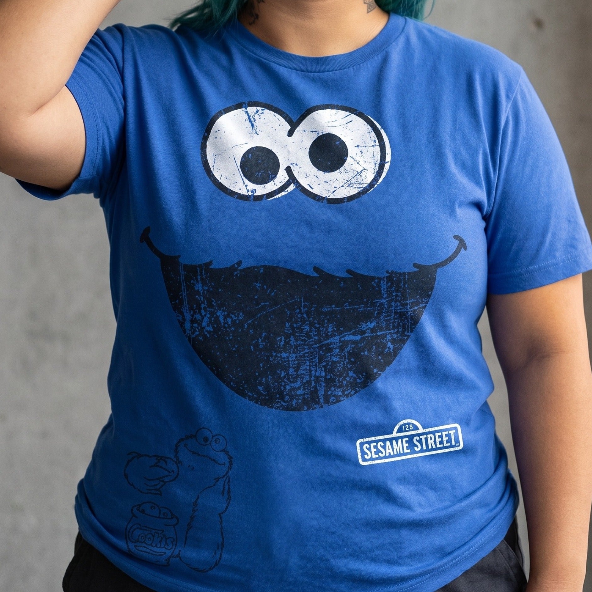 Product image Sesame Street - Cookie Monster Blue T-Shirt