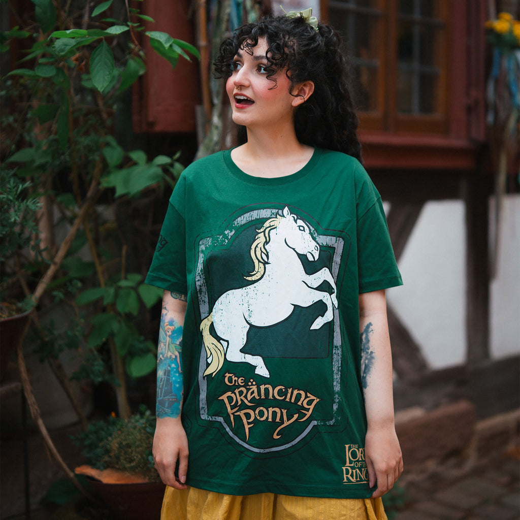 Productafbeelding In de Ban van de Ring - Het Groene Dwaallicht Logo T-shirt groen