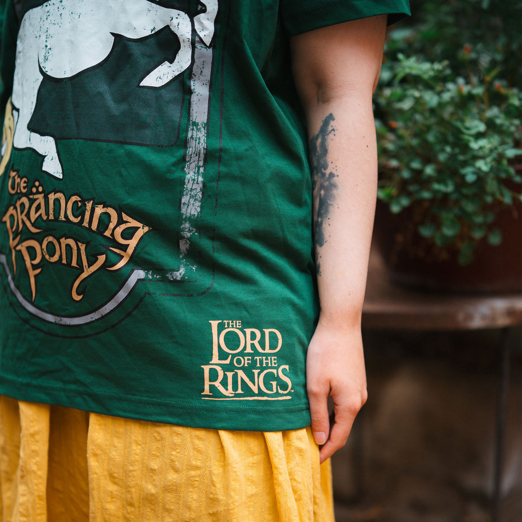 Productafbeelding In de Ban van de Ring - Het Groene Dwaallicht Logo T-shirt groen