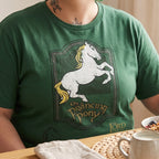 Productafbeelding In de Ban van de Ring - Het Groene Dwaallicht Logo T-shirt groen