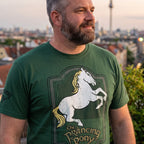 Productafbeelding In de Ban van de Ring - Het Groene Dwaallicht Logo T-shirt groen