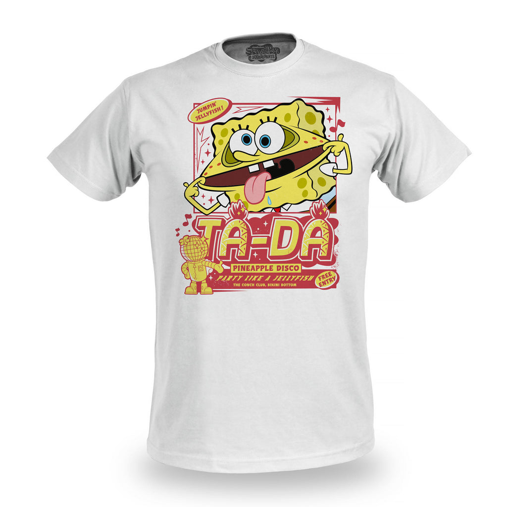 Productafbeelding SpongeBob - Party Like a Jellyfish T-shirt wit
