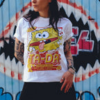 Productafbeelding SpongeBob - Party Like a Jellyfish T-shirt wit
