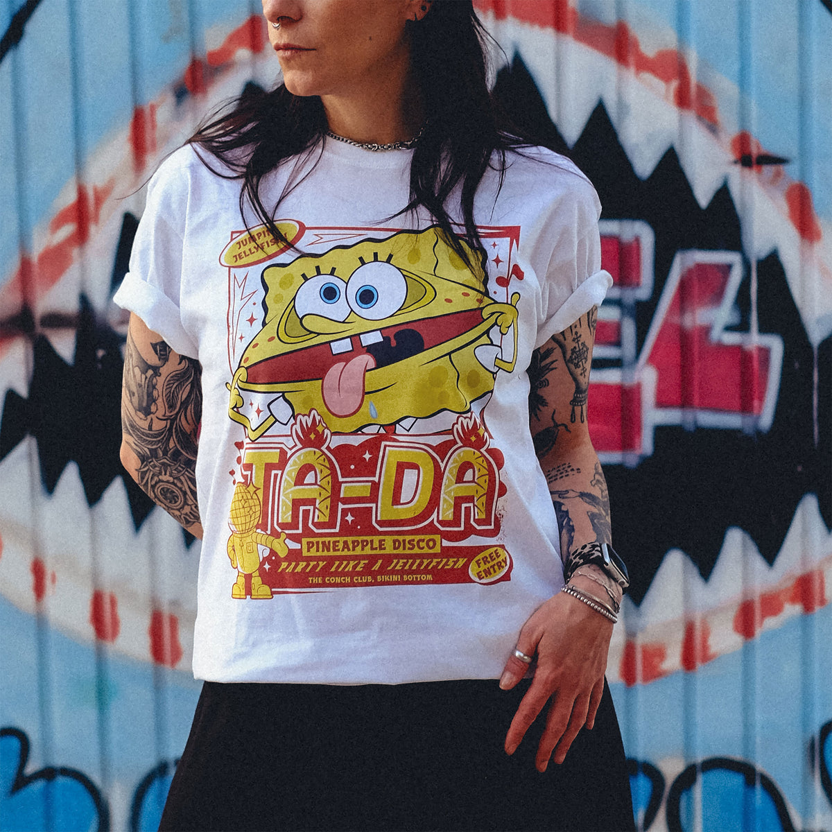 Product image SpongeBob - Party Like a Jellyfish T-Shirt white