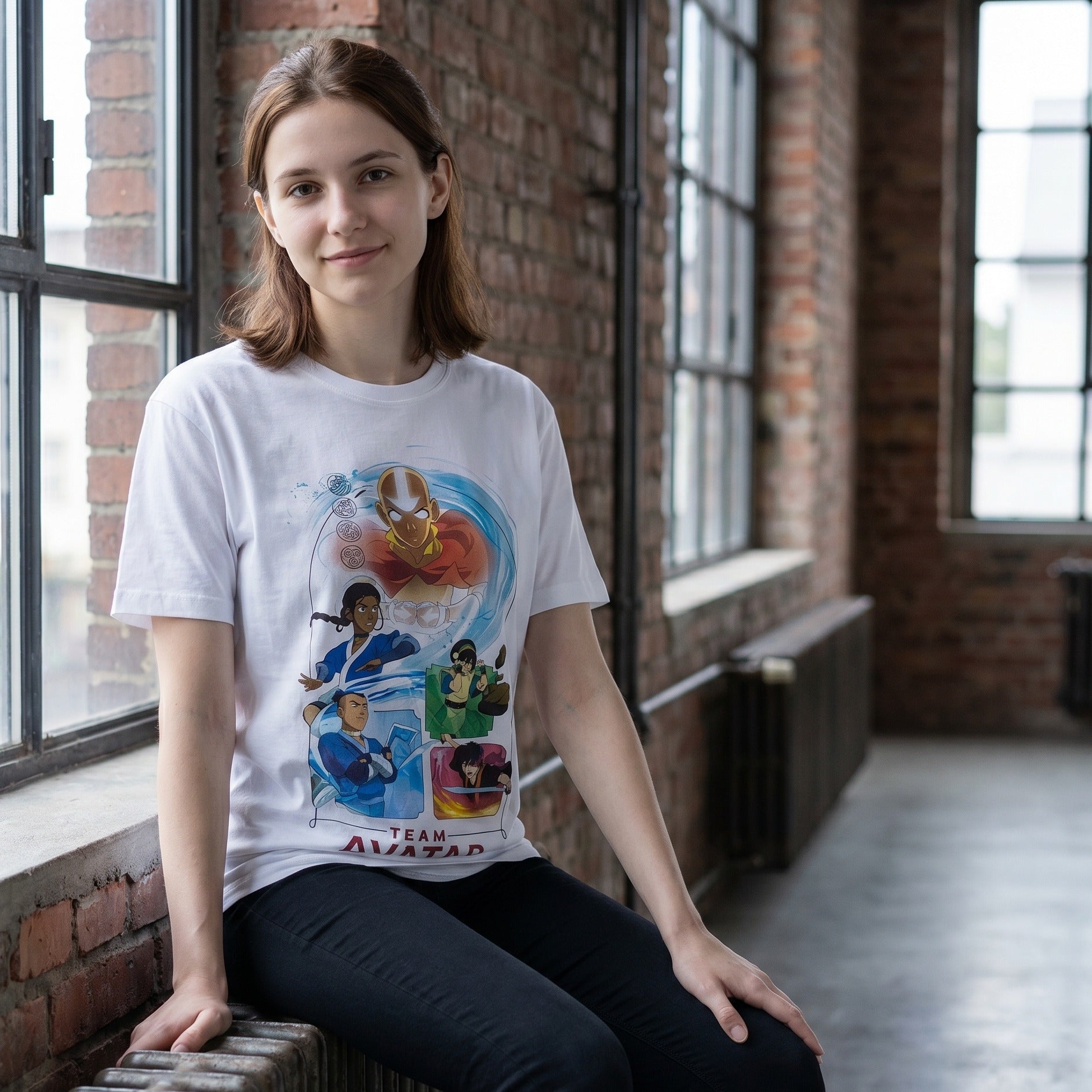 Productafbeelding Team Avatar T-shirt wit