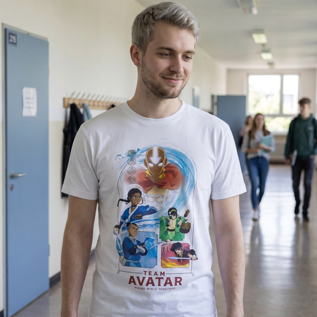 Productafbeelding Team Avatar T-shirt wit