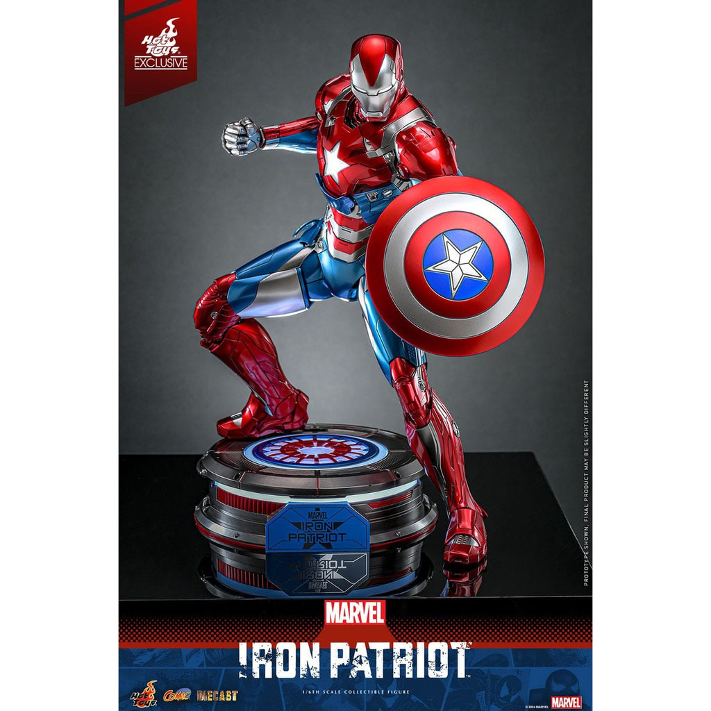 Productafbeelding Marvel - Iron Patriot Comic Diecast Masterpiece 1:6 exclusieve actiefiguur