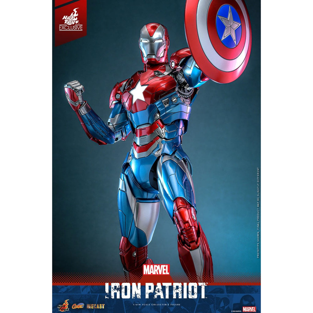 Productafbeelding Marvel - Iron Patriot Comic Diecast Masterpiece 1:6 exclusieve actiefiguur