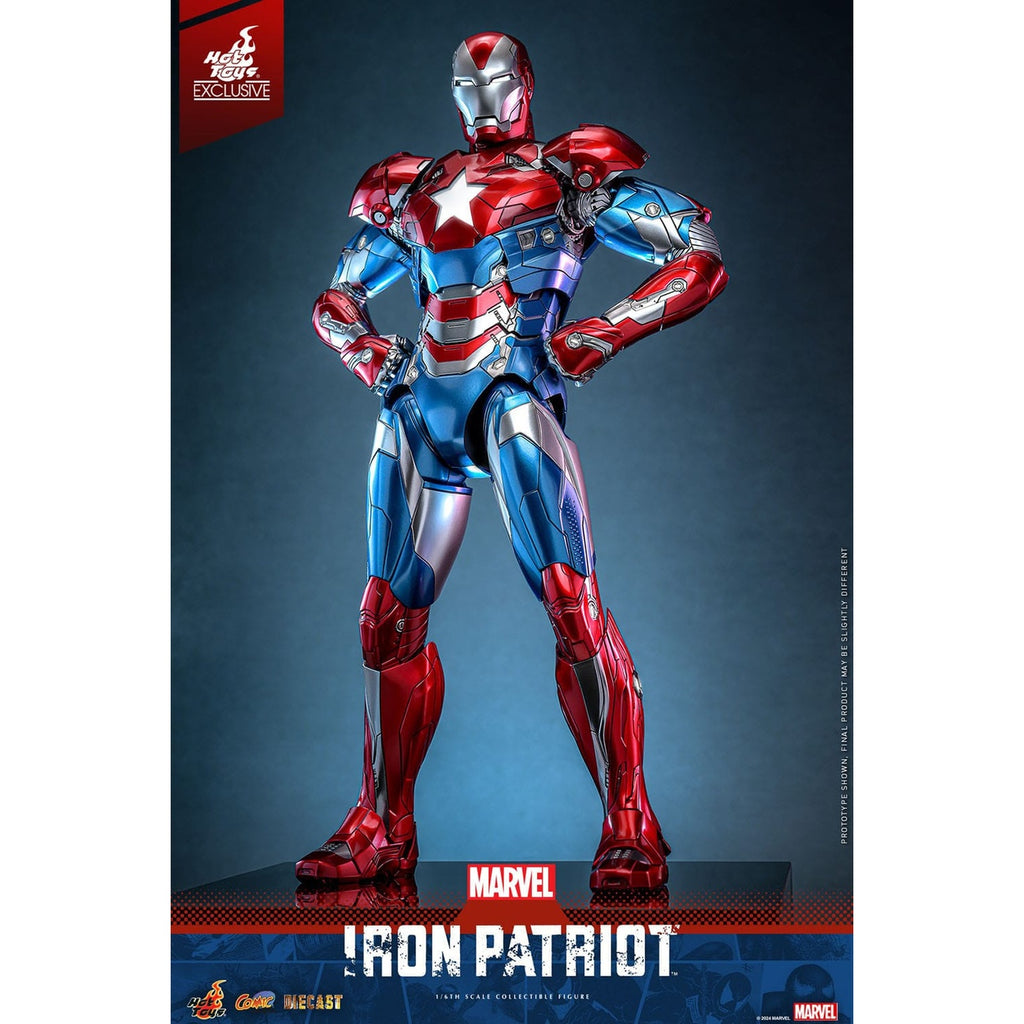 Productafbeelding Marvel - Iron Patriot Comic Diecast Masterpiece 1:6 exclusieve actiefiguur