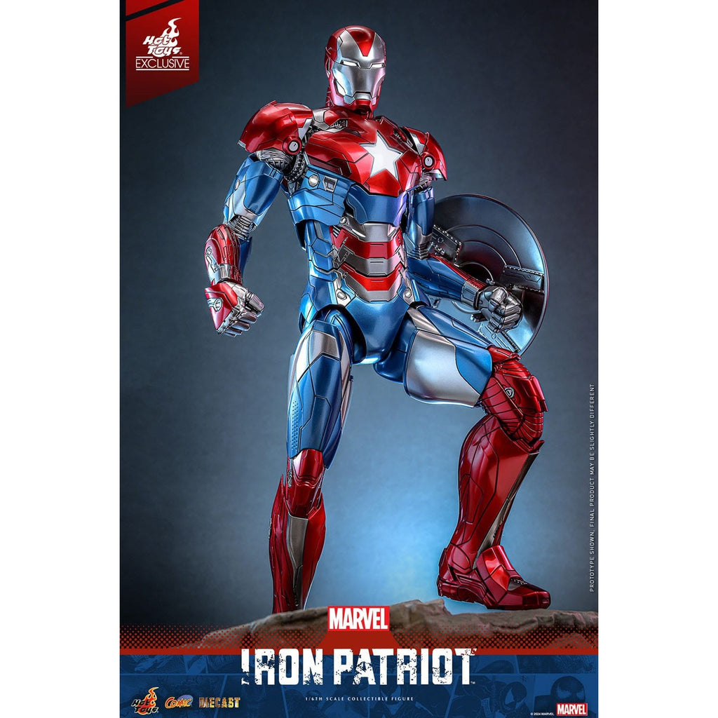 Productafbeelding Marvel - Iron Patriot Comic Diecast Masterpiece 1:6 exclusieve actiefiguur