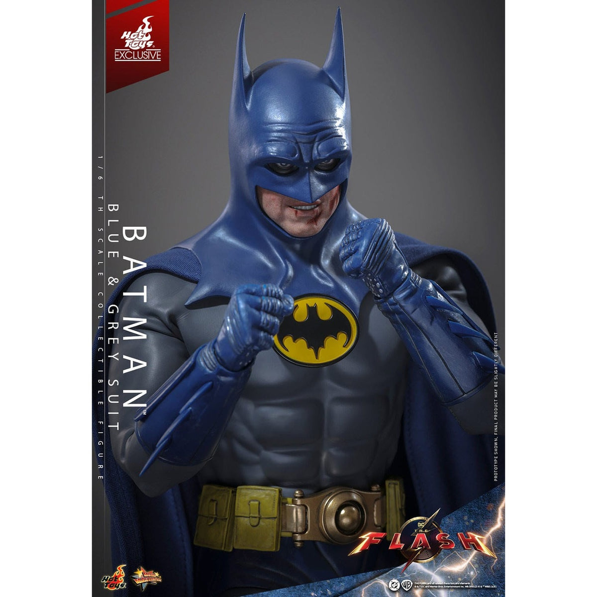 Productafbeelding The Flash - Batman Masterpiece Actiefiguur 1:6 Blauw & Grijs Pak Limited Edition