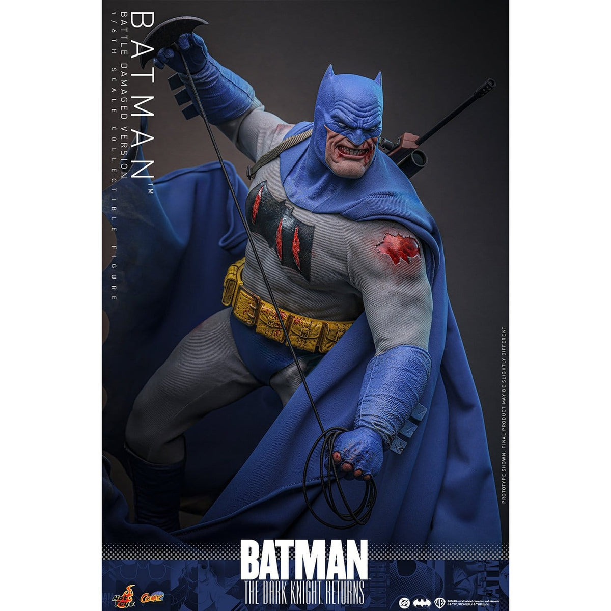 Productafbeelding Batman: The Dark Knight Returns - Batman Masterpiece Actiefiguur 1:6 Battle Damaged Versie