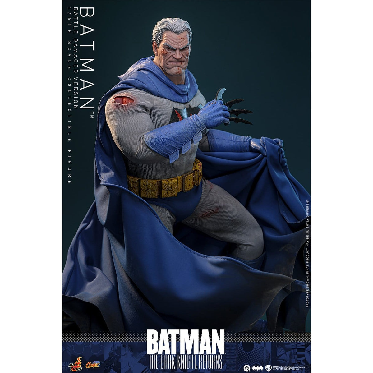 Productafbeelding Batman: The Dark Knight Returns - Batman Masterpiece Actiefiguur 1:6 Battle Damaged Versie