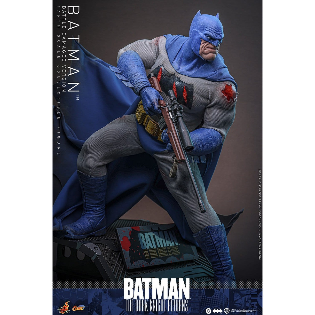 Productafbeelding Batman: The Dark Knight Returns - Batman Masterpiece Actiefiguur 1:6 Battle Damaged Versie