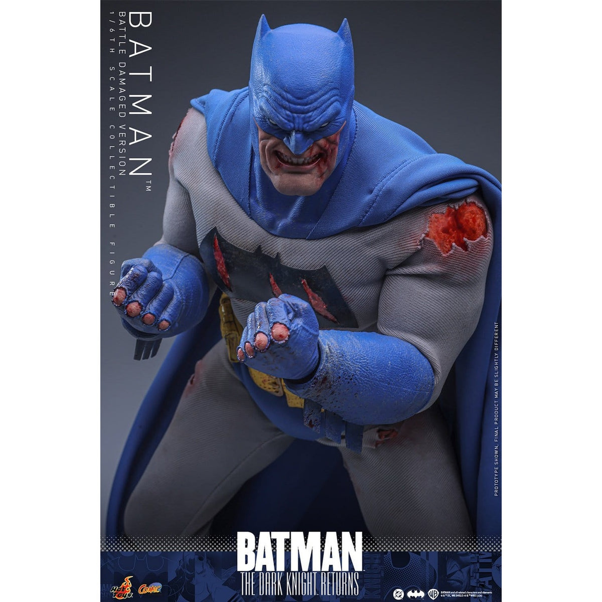 Productafbeelding Batman: The Dark Knight Returns - Batman Masterpiece Actiefiguur 1:6 Battle Damaged Versie