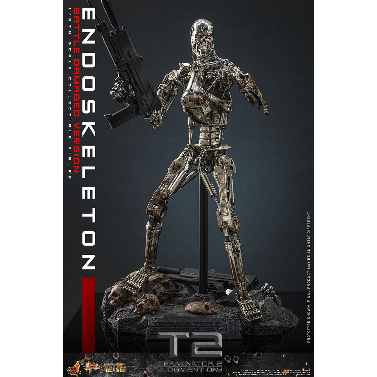 Productafbeelding Terminator – Endoskeleton Masterpiece Actiefiguur 1:6 Battle Damaged Version
