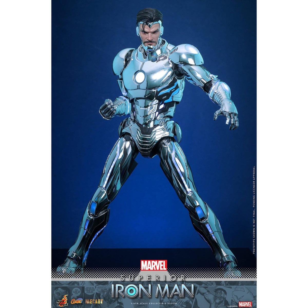 Productafbeelding Marvel Comic - Superior Iron Man Masterpiece 1:6 Actiefiguur