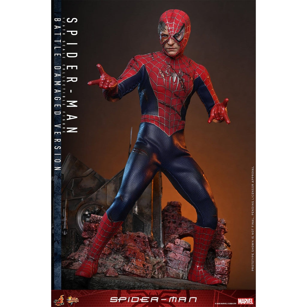 Product image Marvel - Spider-Man Masterpiece 1:6 Scale Action Figure Battle Damaged Version