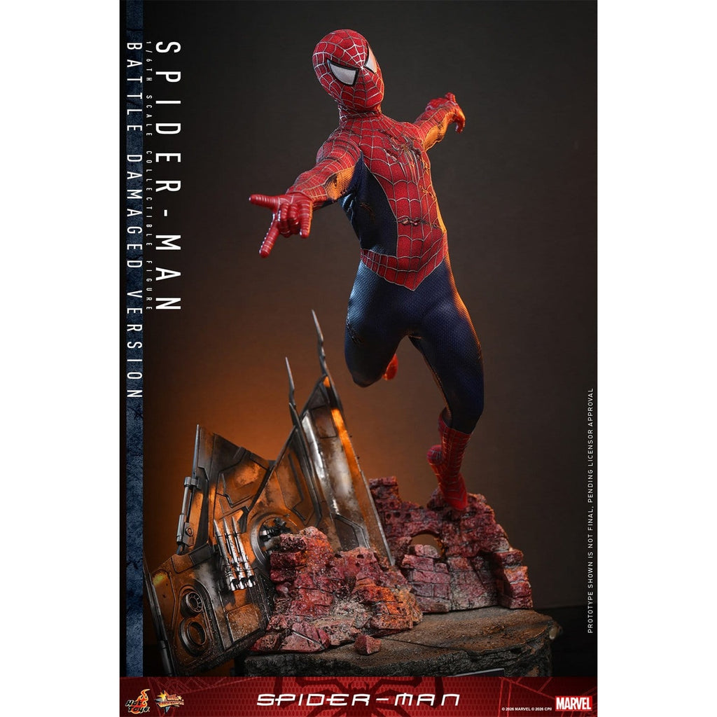 Product image Marvel - Spider-Man Masterpiece 1:6 Scale Action Figure Battle Damaged Version
