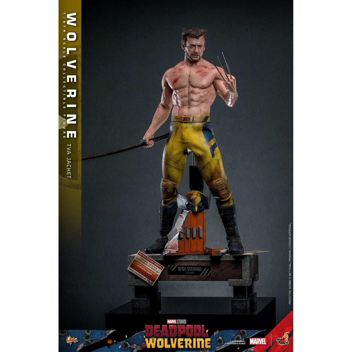 Productafbeelding Wolverine Masterpiece Actiefiguur 1:6 TVA Jacket Version – Deadpool & Wolverine