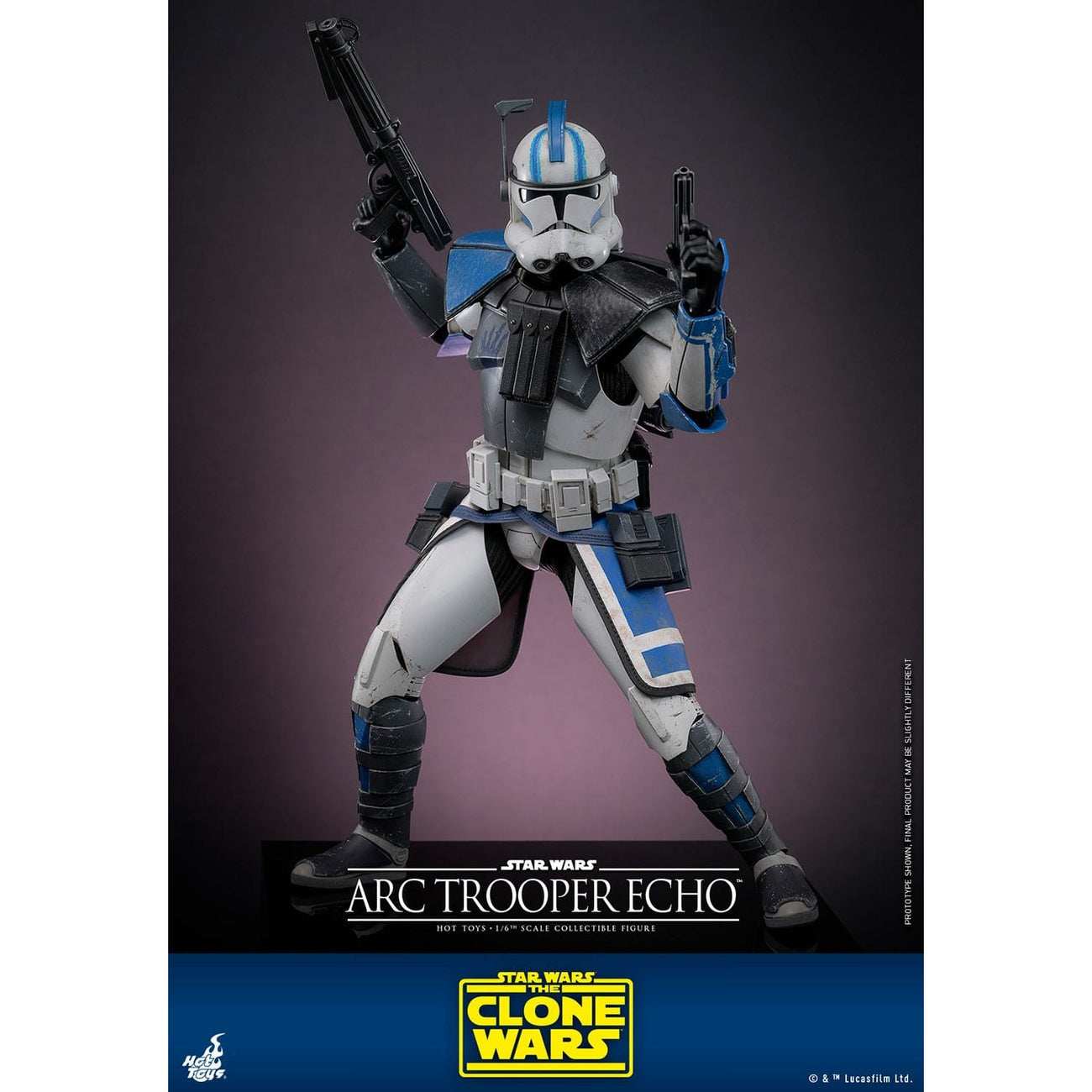 Productafbeelding Star Wars: The Clone Wars - ARC Trooper Echo Actiefiguur 1:6 schaal