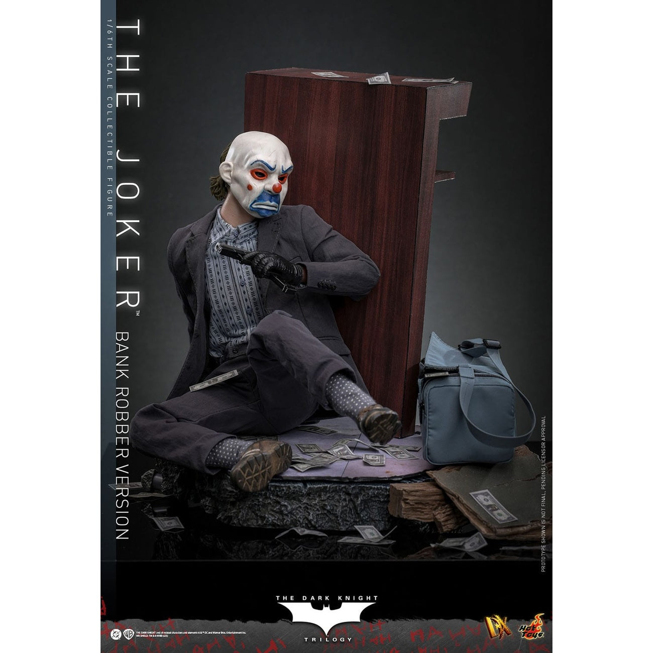 Productafbeelding The Dark Knight - The Joker Actiefiguur 1:6 Bankrover Versie