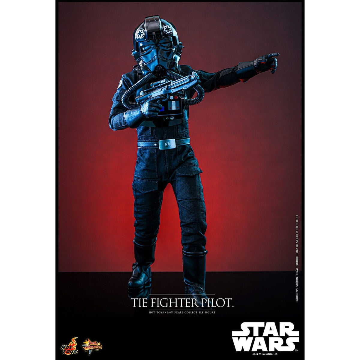 Productafbeelding Star Wars - TIE Fighter Piloot Masterpiece 1:6 Actiefiguur