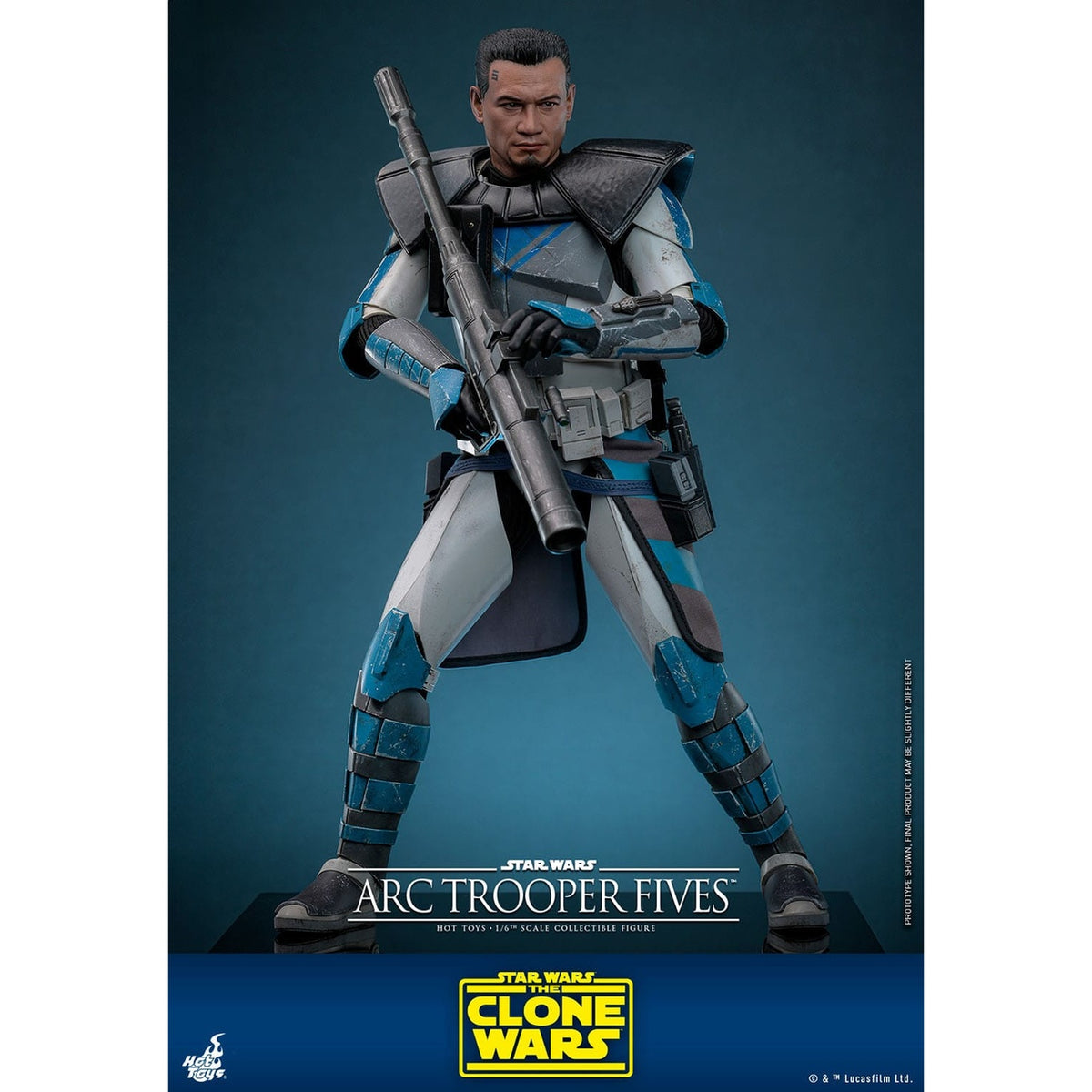 Productafbeelding Star Wars: The Clone Wars - ARC Trooper Fives Actiefiguur 1:6