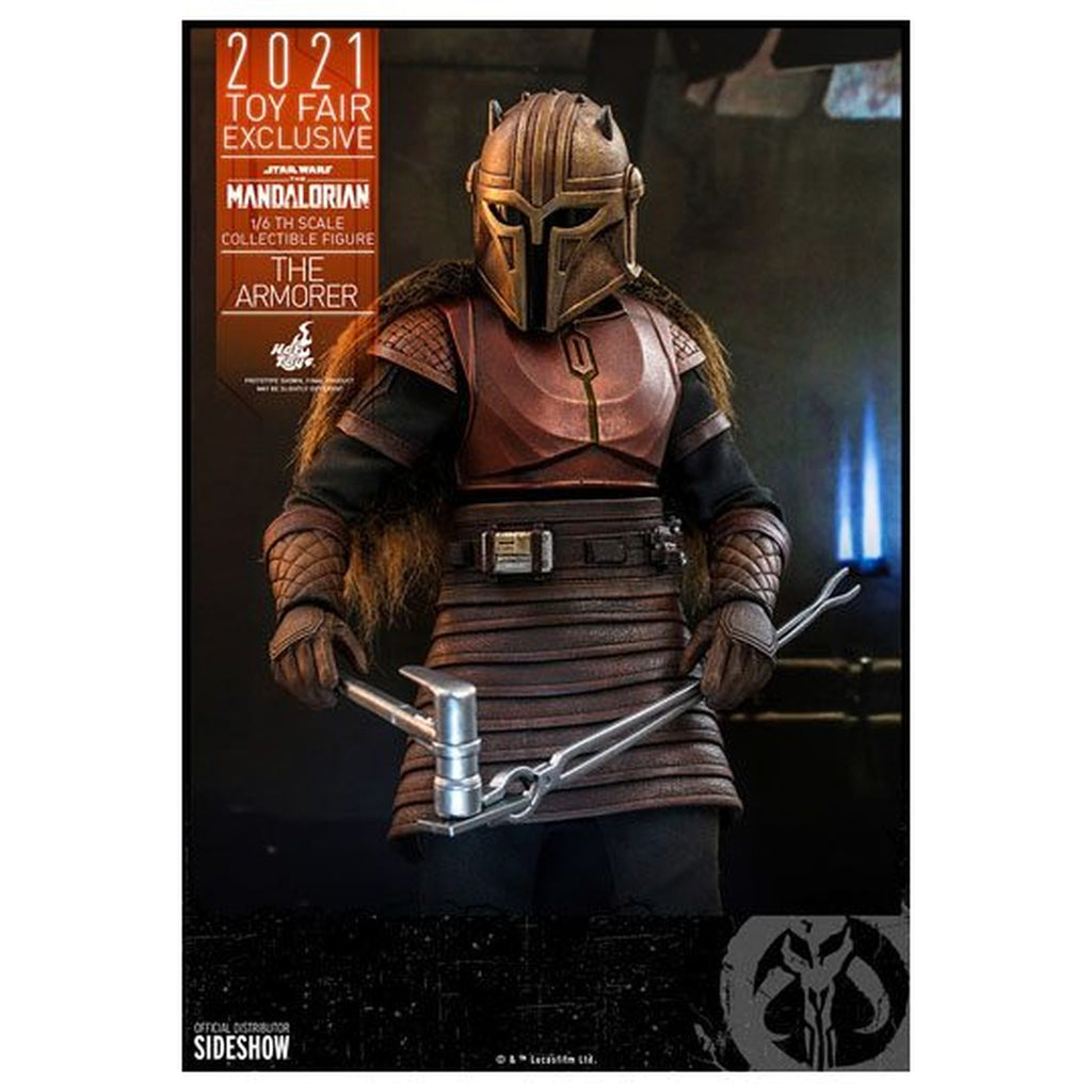 Productafbeelding Star Wars The Mandalorian - The Armorer Actiefiguur 1:6 Toy Fair Exclusive 2021