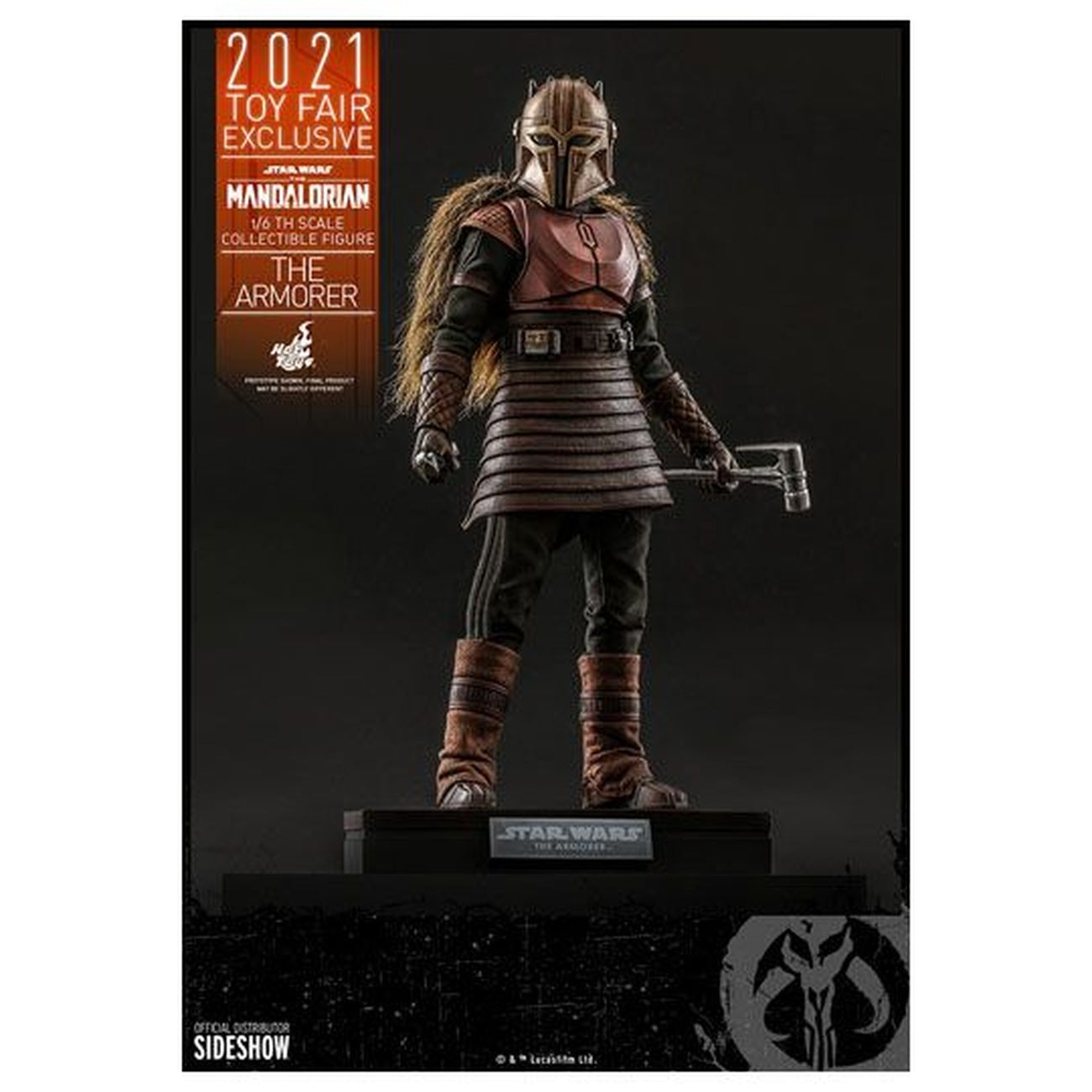Productafbeelding Star Wars The Mandalorian - The Armorer Actiefiguur 1:6 Toy Fair Exclusive 2021