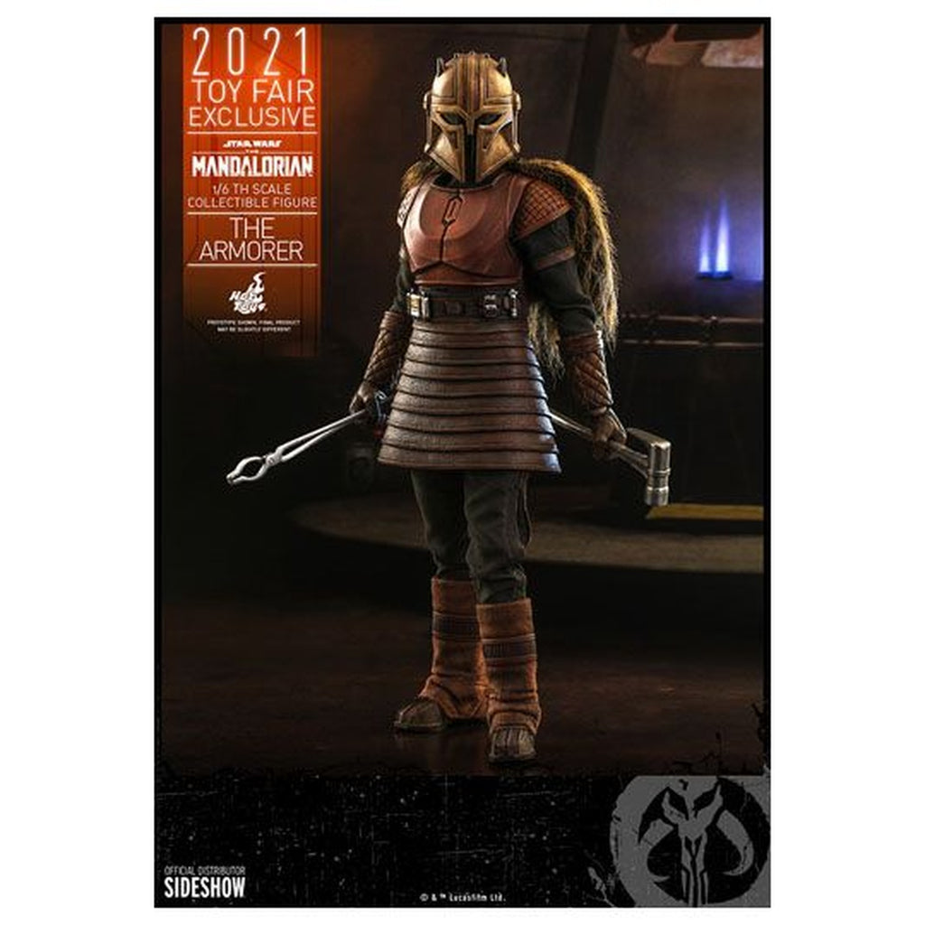 Productafbeelding Star Wars The Mandalorian - The Armorer Actiefiguur 1:6 Toy Fair Exclusive 2021