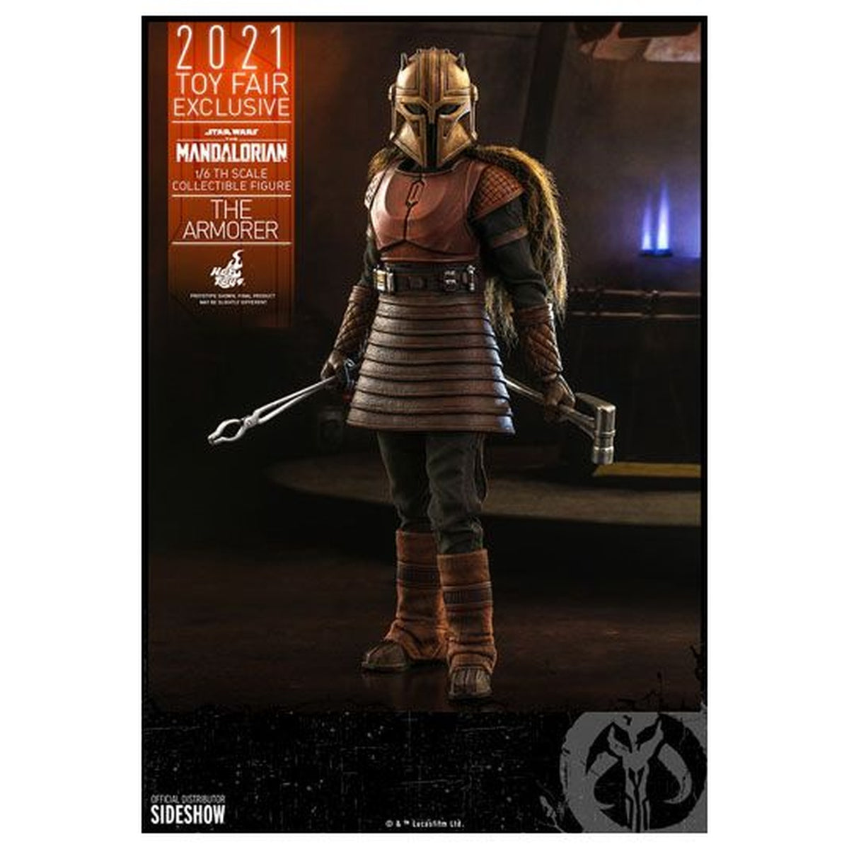 Productafbeelding Star Wars The Mandalorian - The Armorer Actiefiguur 1:6 Toy Fair Exclusive 2021