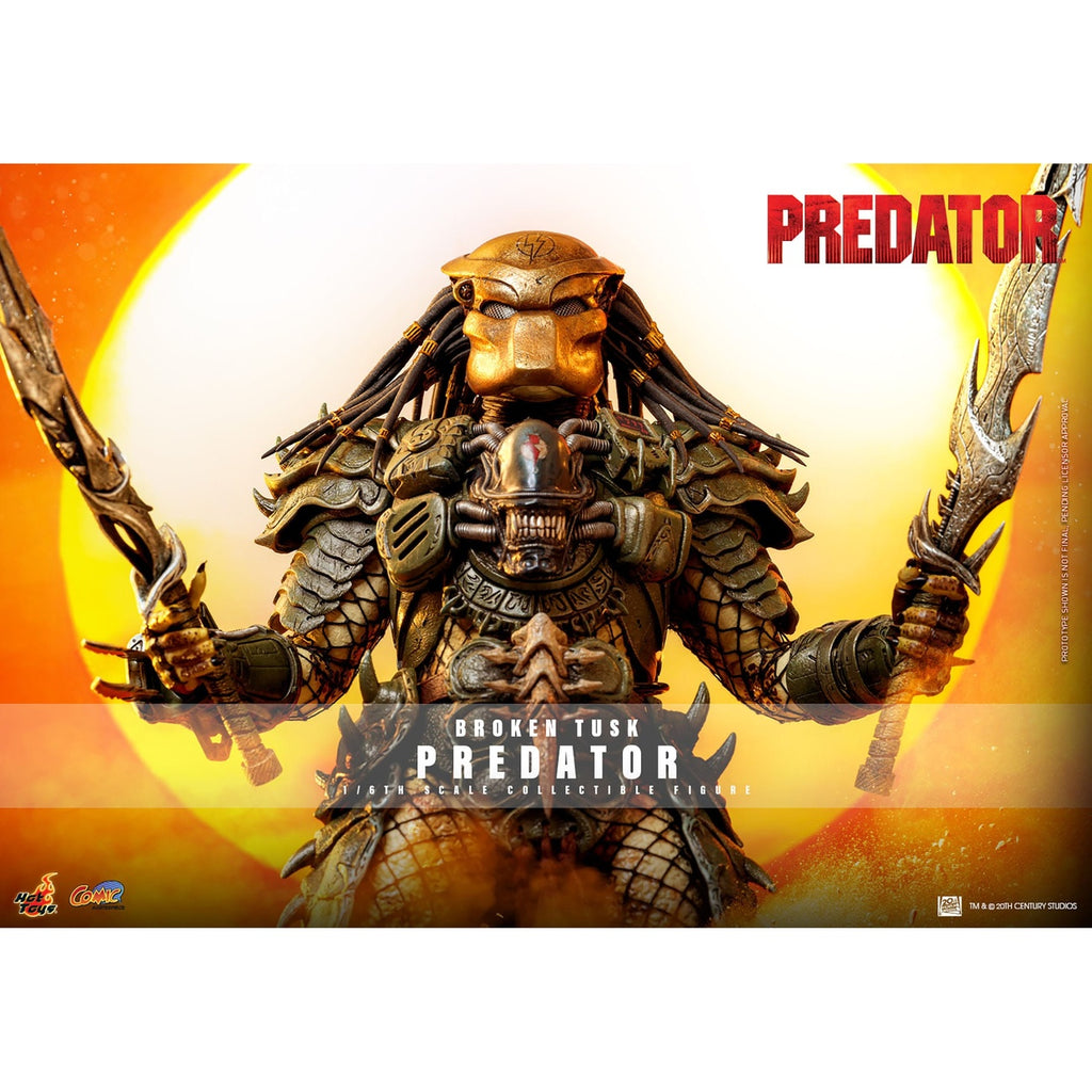 Productafbeelding Alien vs. Predator - Broken Tusk Predator Masterpiece 1:6 Actiefiguur