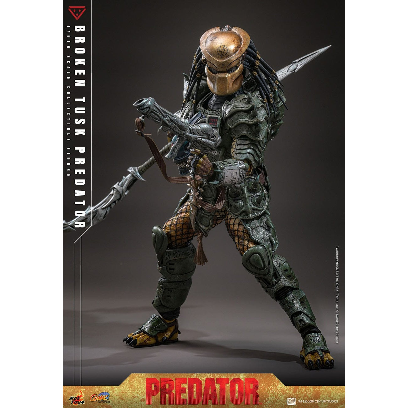 Productafbeelding Alien vs. Predator - Broken Tusk Predator Masterpiece 1:6 Actiefiguur