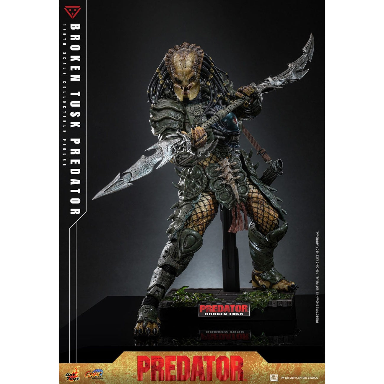 Productafbeelding Alien vs. Predator - Broken Tusk Predator Masterpiece 1:6 Actiefiguur
