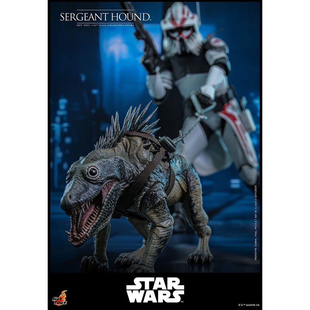 Productafbeelding Star Wars: The Clone Wars - Sergeant Hound Actiefiguur 1:6