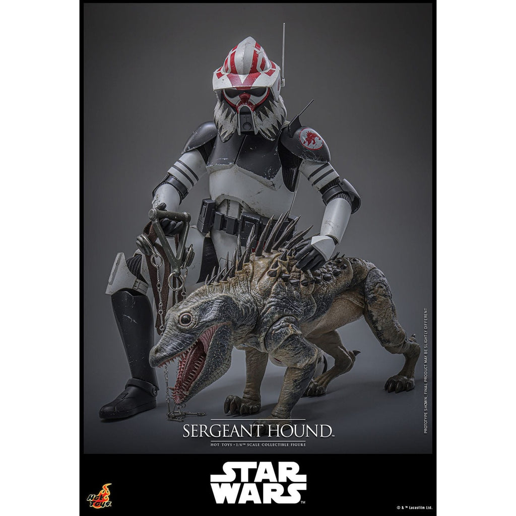 Productafbeelding Star Wars: The Clone Wars - Sergeant Hound Actiefiguur 1:6