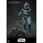 Productafbeelding Star Wars: The Clone Wars - Sergeant Hound Actiefiguur 1:6
