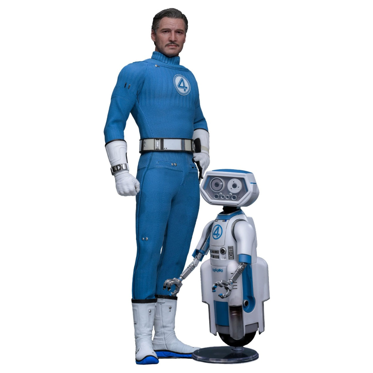 Productafbeelding The Fantastic Four - Mister Fantastic & H.E.R.B.I.E. Masterpiece actieguren set 1:6