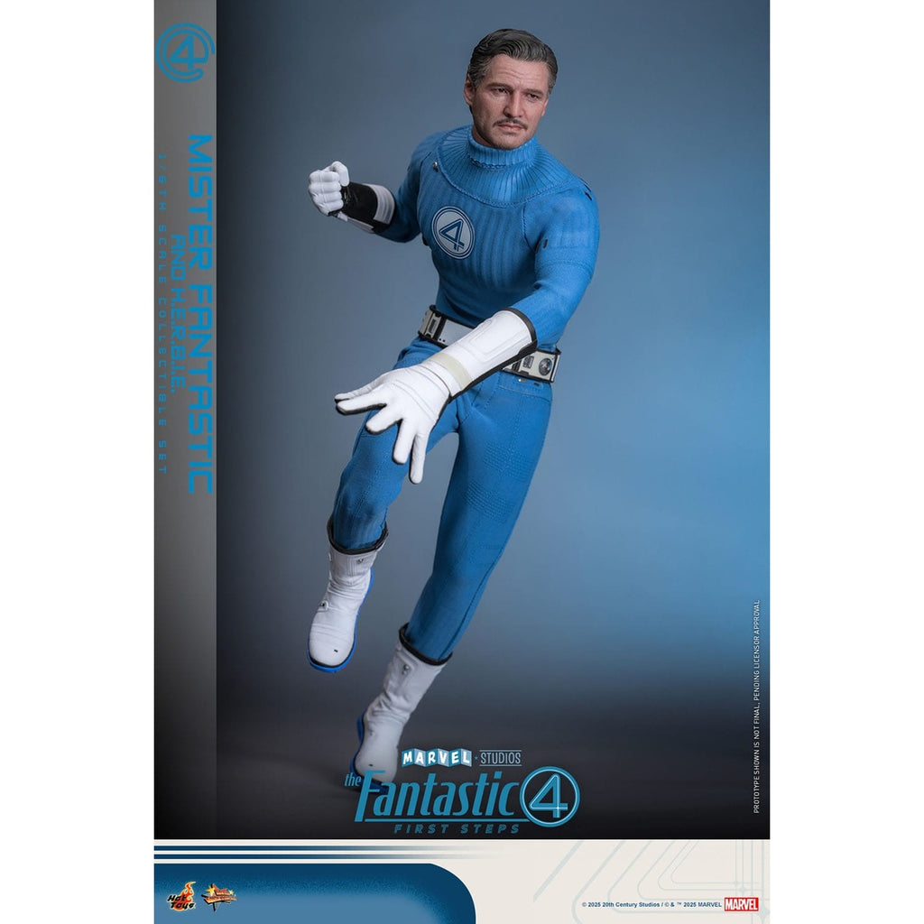 Productafbeelding The Fantastic Four - Mister Fantastic & H.E.R.B.I.E. Masterpiece actieguren set 1:6