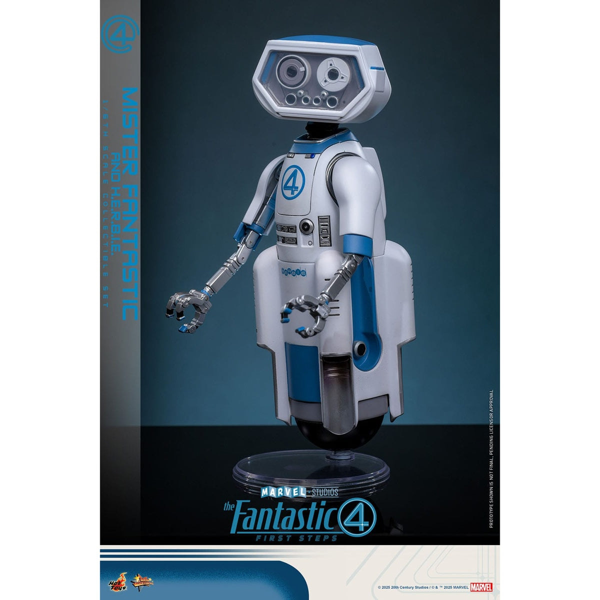 Productafbeelding The Fantastic Four - Mister Fantastic & H.E.R.B.I.E. Masterpiece actieguren set 1:6