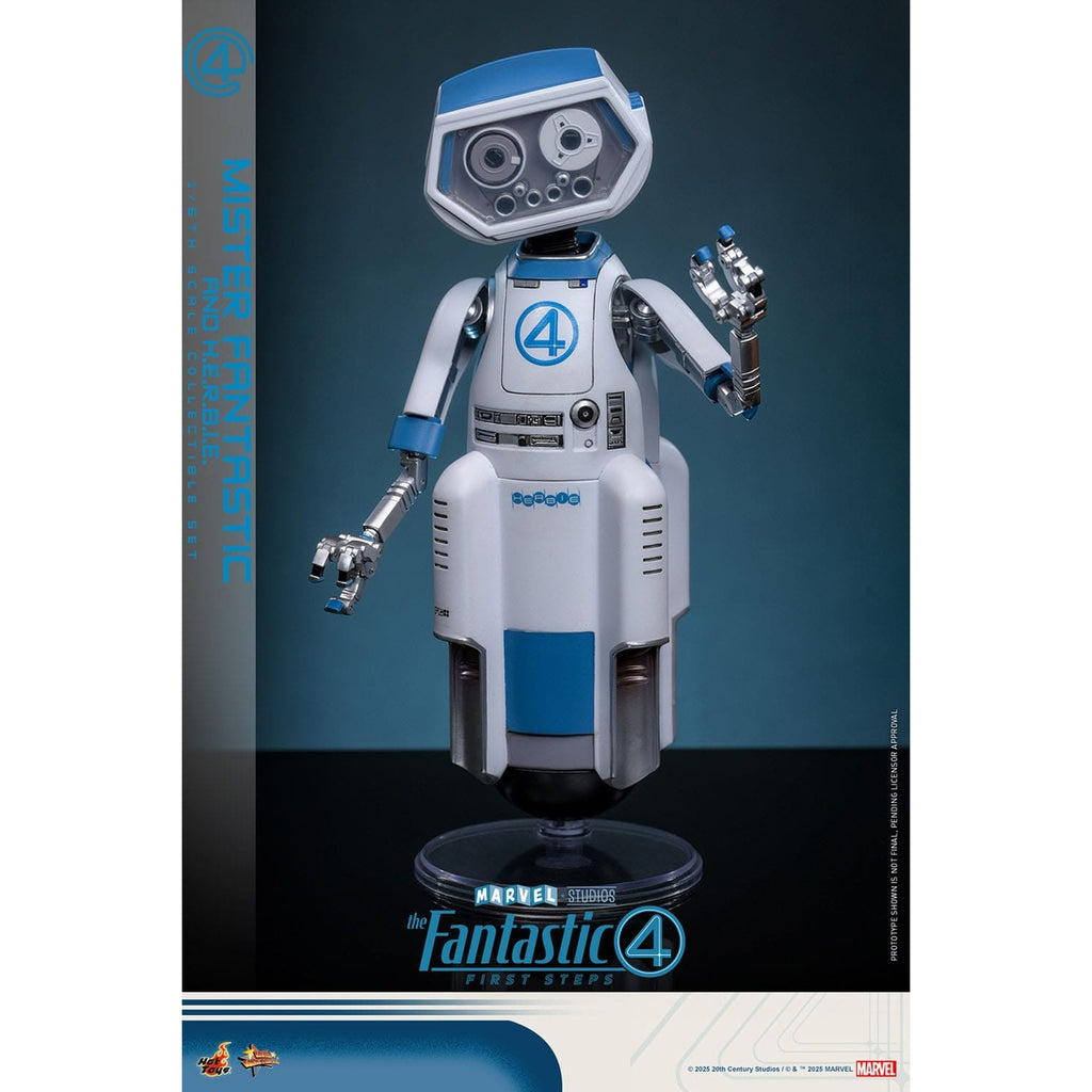 Productafbeelding The Fantastic Four - Mister Fantastic & H.E.R.B.I.E. Masterpiece actieguren set 1:6